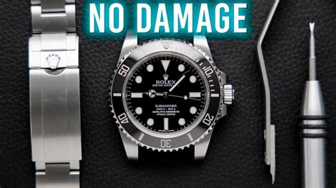 how to take off a rolex submariner|tool to remove back of rolex watch.